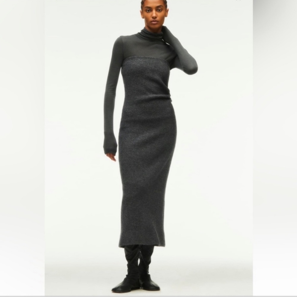 Zara wool strapless tube dress - Picture 10 of 15